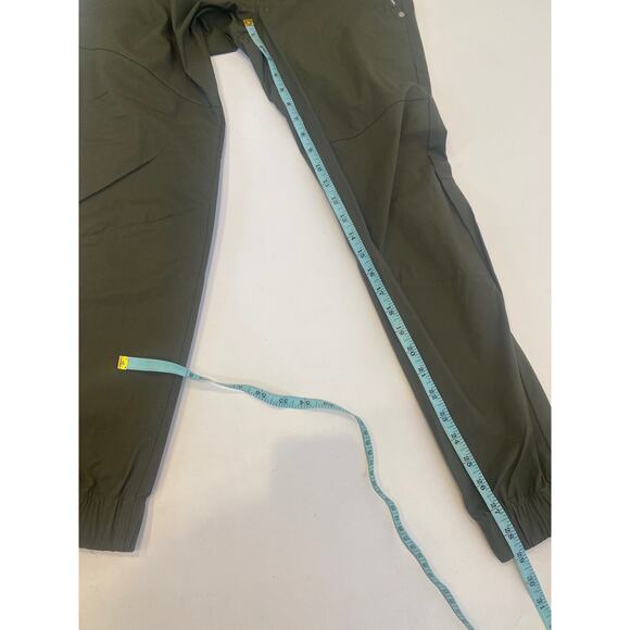 Mammut Olive Green Women’s Jogger Pants EUC Sz 8 Woven Cotton Outdoor Pockets - Picture 12 of 14